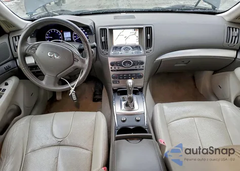 2012 Infiniti G37 Base z USA, uszkodzony, nr VIN JN1CV6AP0CM933927